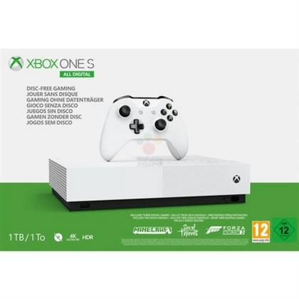 Xbox One S bez mechaniky se má prodávat za 230 euro