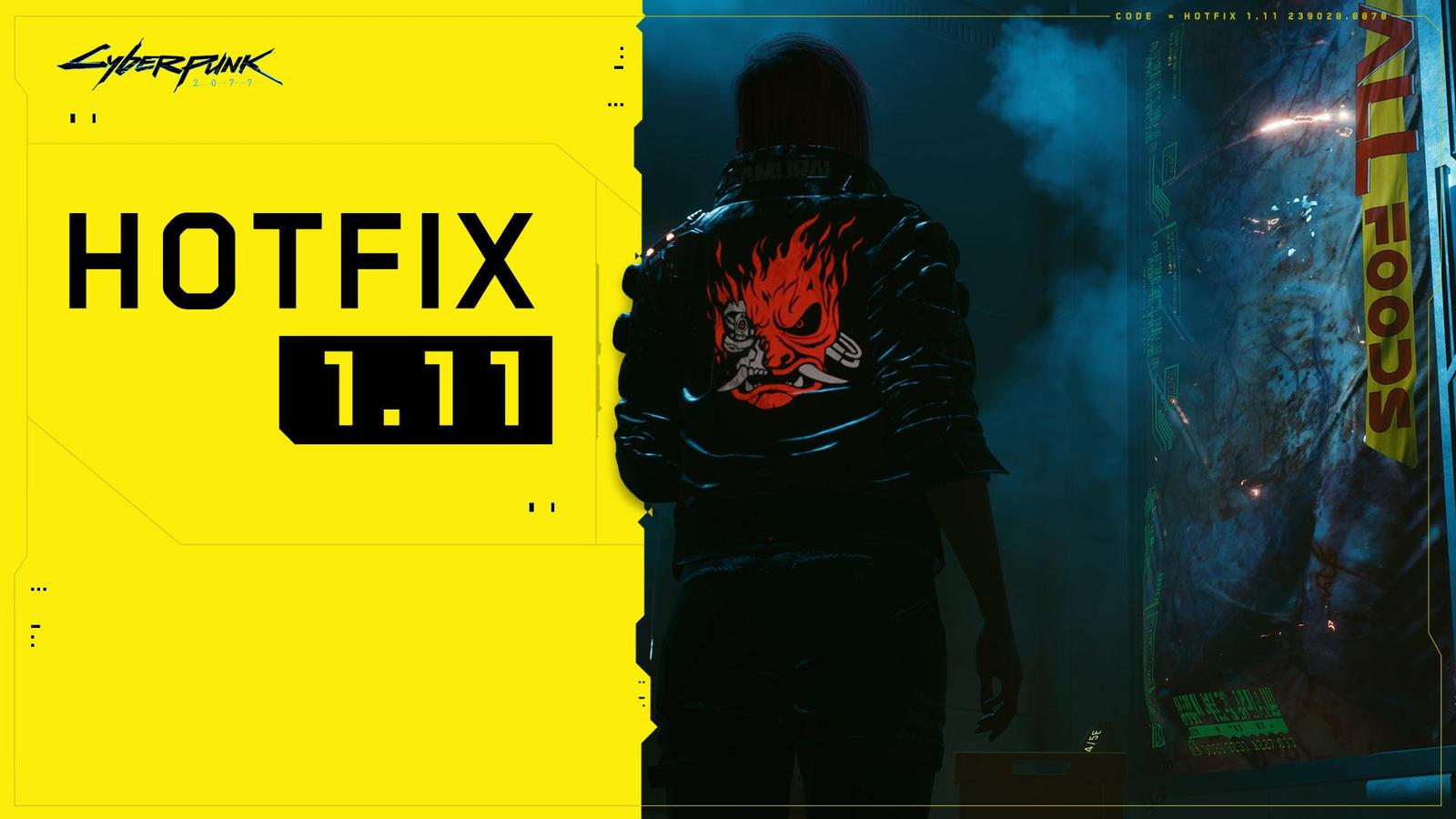 Vyšel hotfix 1.11 pro Cyberpunk 2077