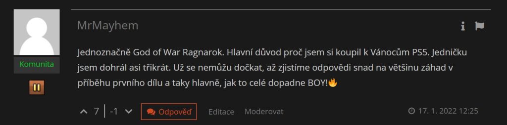 Výsledky hlasování čtenářů o nejočekávanější hře roku 2022