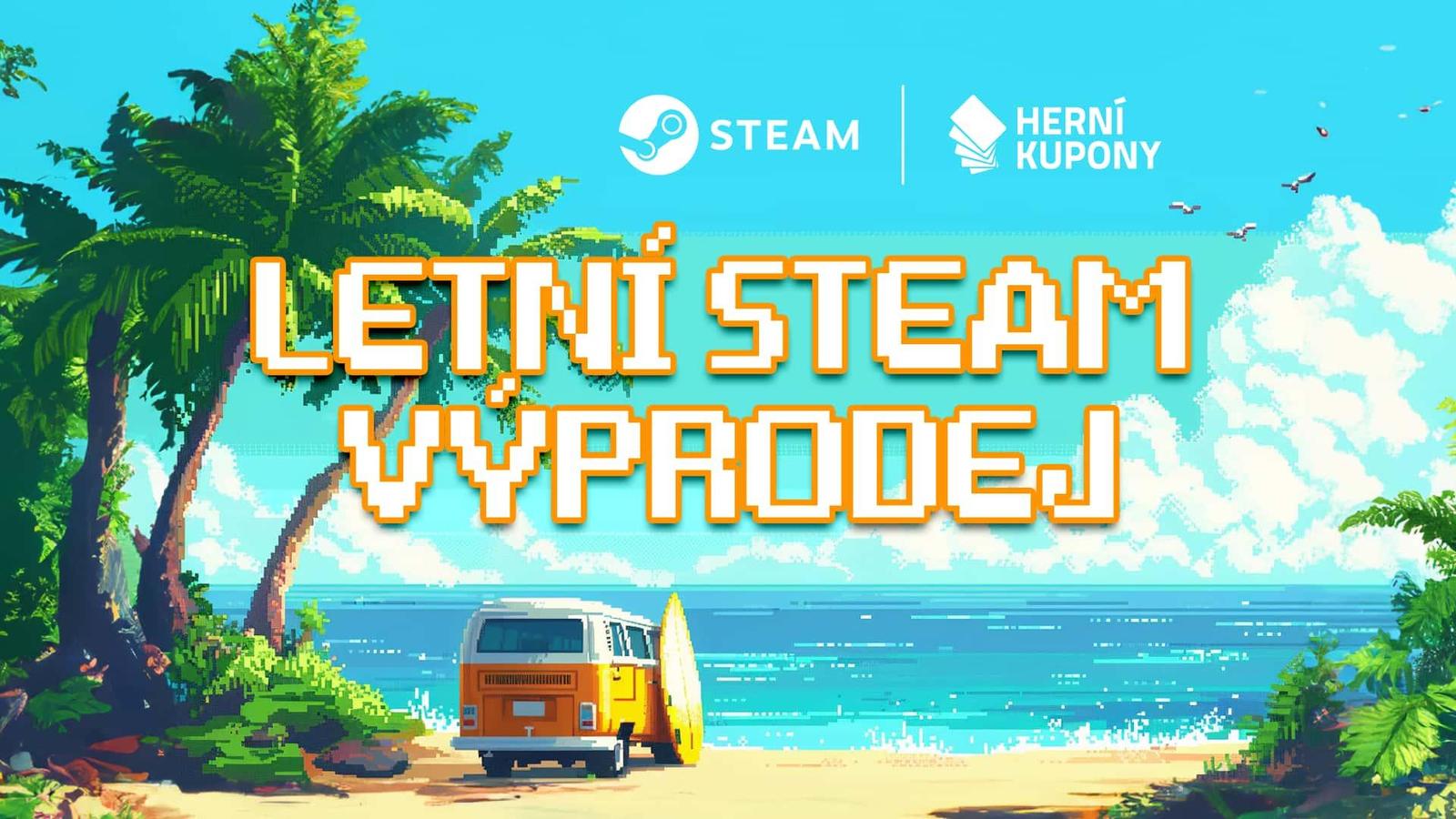 Letní Steam výprodej: obrovské slevy na oblíbené hry