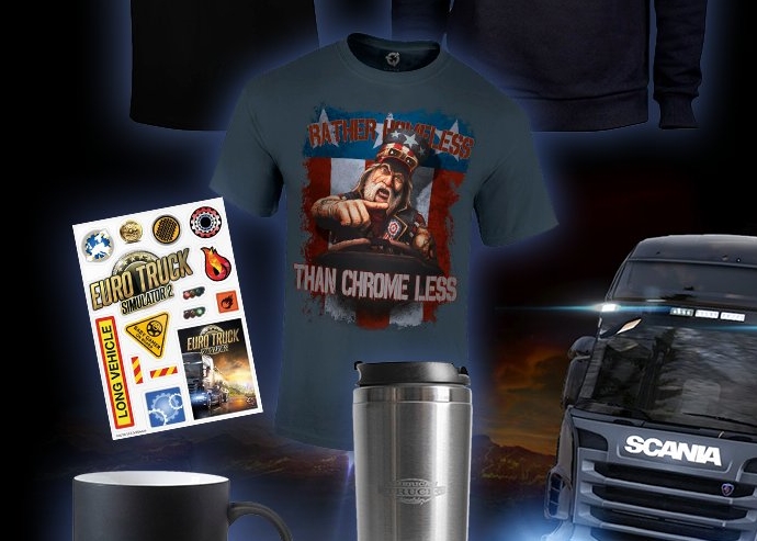 Truckerský merch pro fanoušky kamionových her