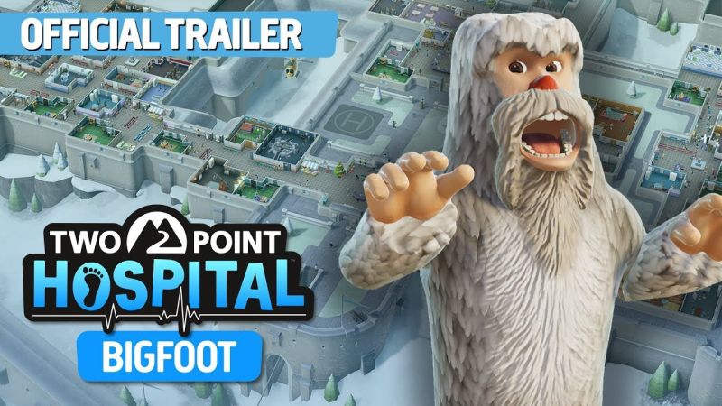 V novém DLC pro hru Two Point Hospital si na nás došlápne Bigfoot