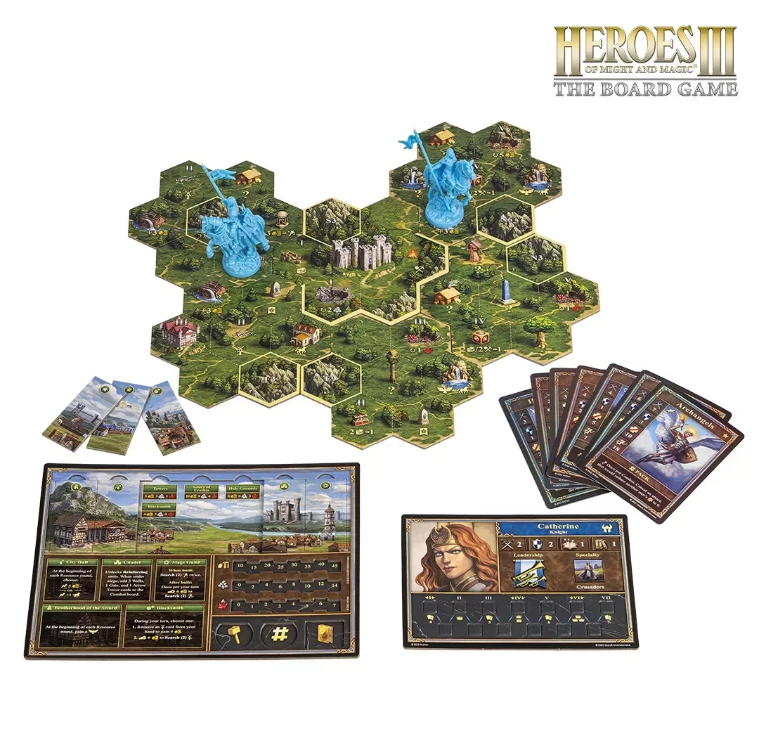 Recenze deskové hry Heroes of Might and Magic III