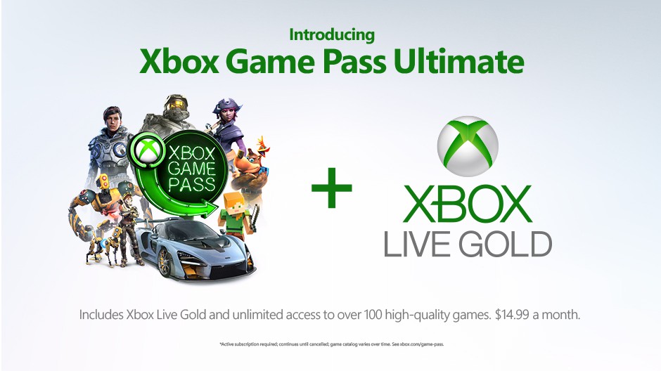 Xbox Live Gold a Xbox Game Pass spojí Xbox Game Pass Ultimate