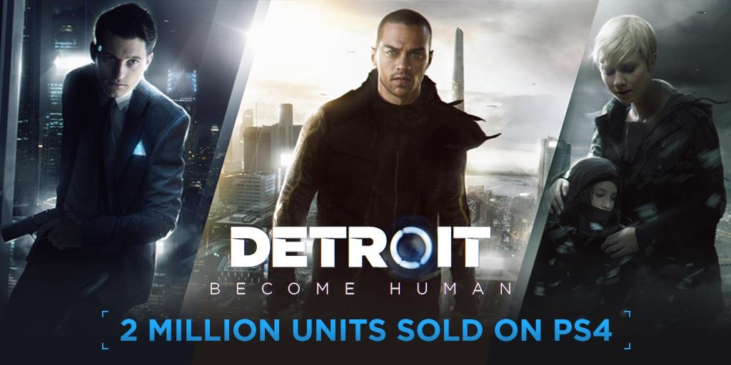 2 miliony prodaných kusů má na kontě Detroit: Become Human