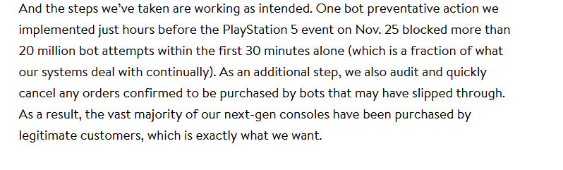 Walmart zablokoval milióny botů snažících se koupit PS5