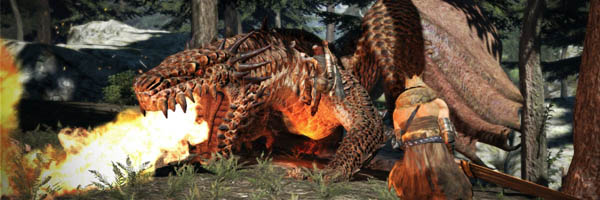 Souboj s drakem z Dragon's Dogma