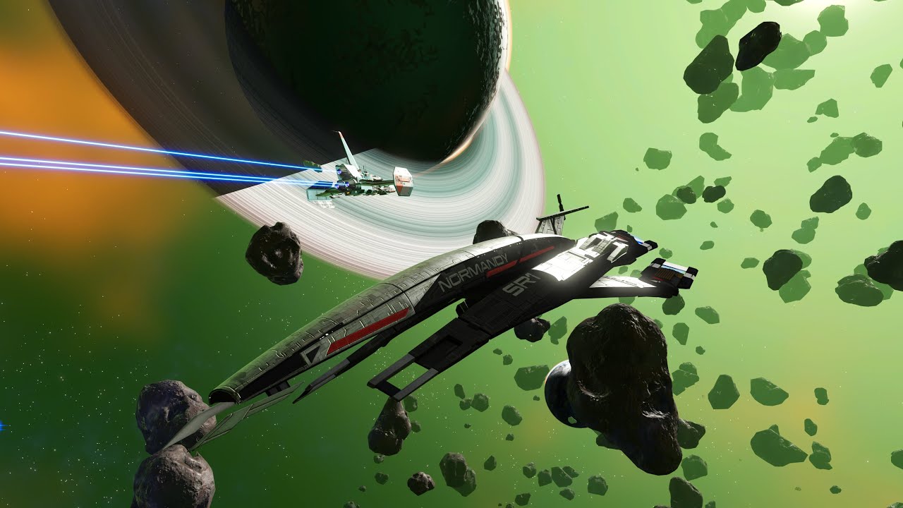 V No Man's Sky se objevila loď Normandy