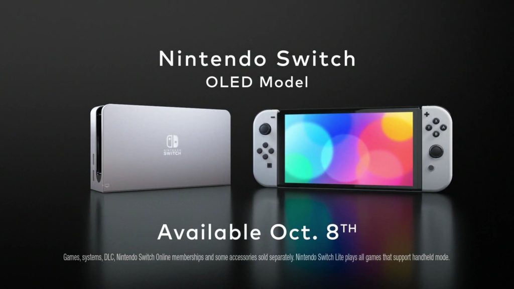 Oficiální představení Nintendo Switch s OLED displejem