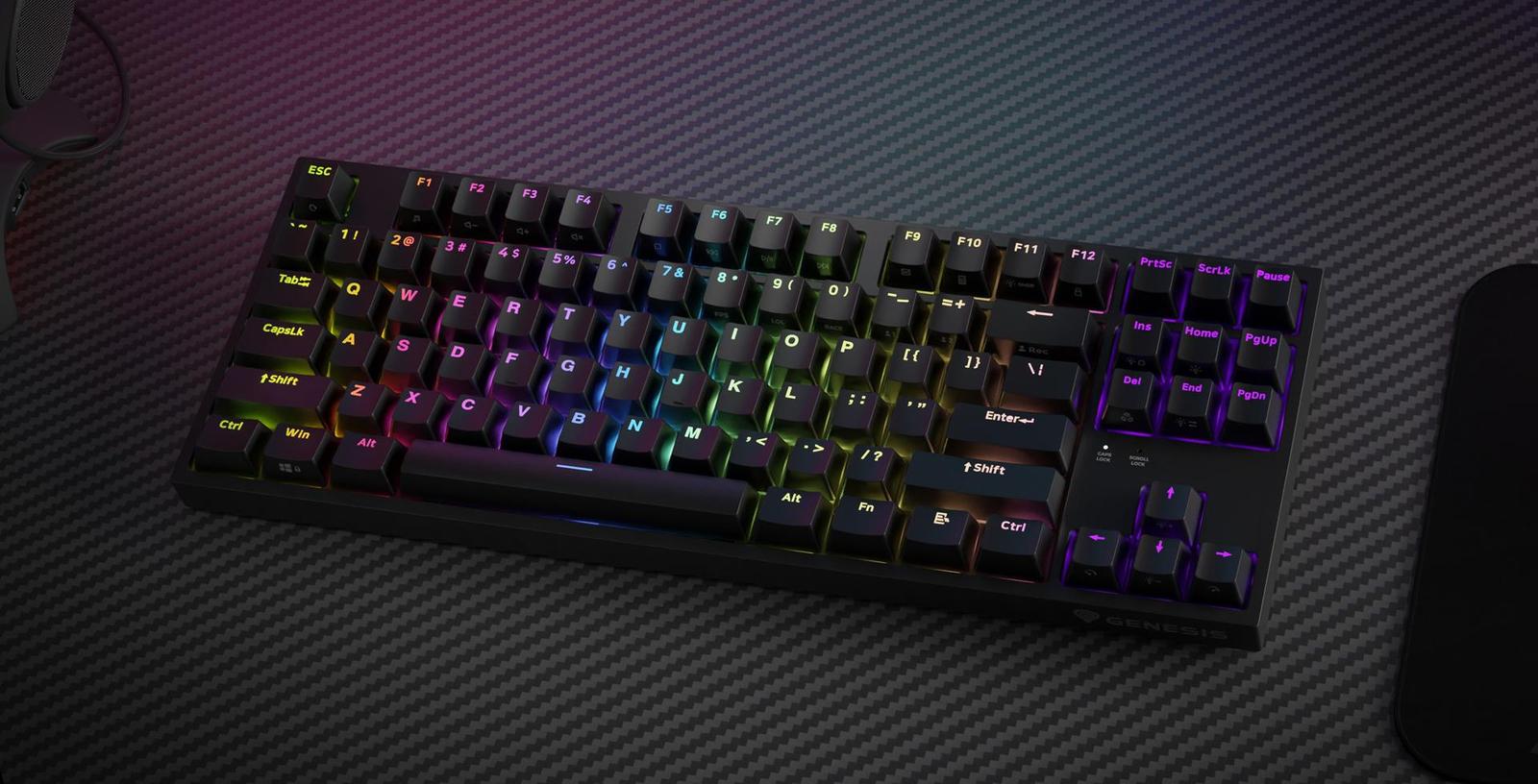 Genesis Thor 404 TKL je nová mechanická klávesnice pro náročné hráče