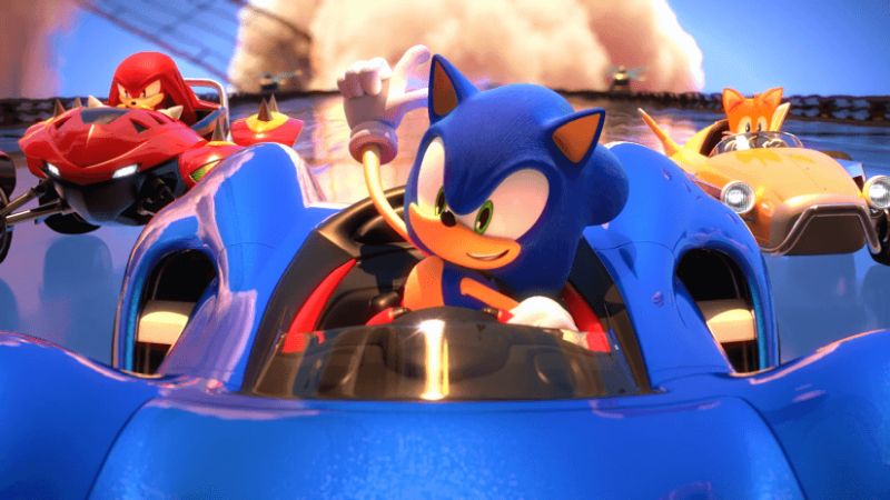 Týmová hra a pomoc kamarádům v závodech Team Sonic Racing