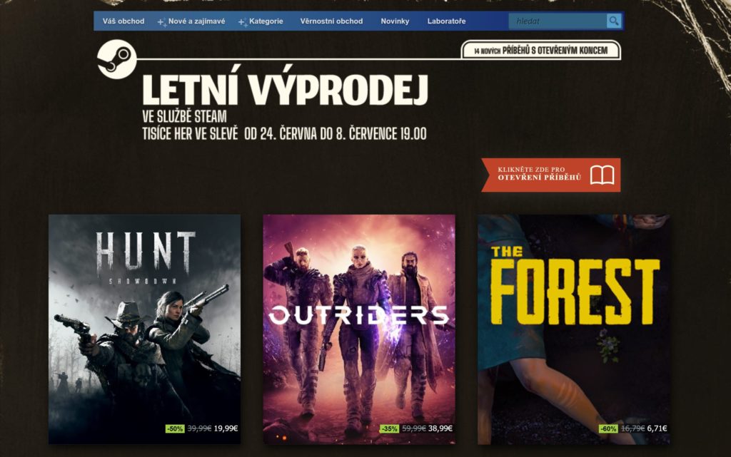 Probíhá letošní Steam Summer Sale