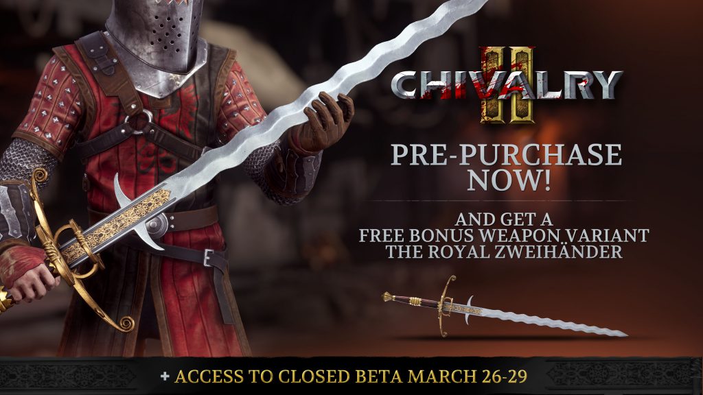 Chivalry 2 má přesné datum vydání