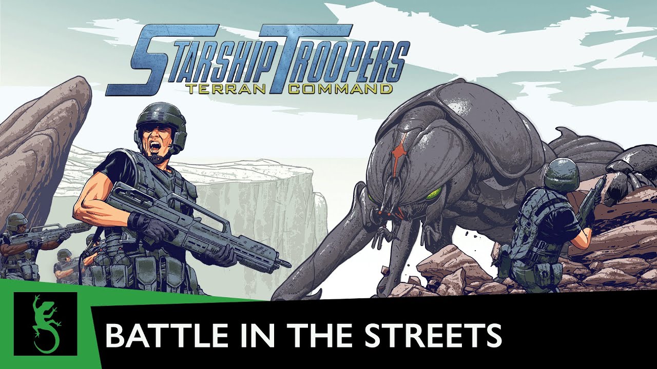 Boj v ulicích ve hře Starship Troopers: Terran Command