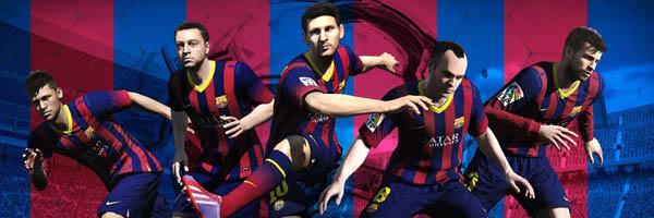 Oficiálním partnerem FIFA 14 je Barcelona