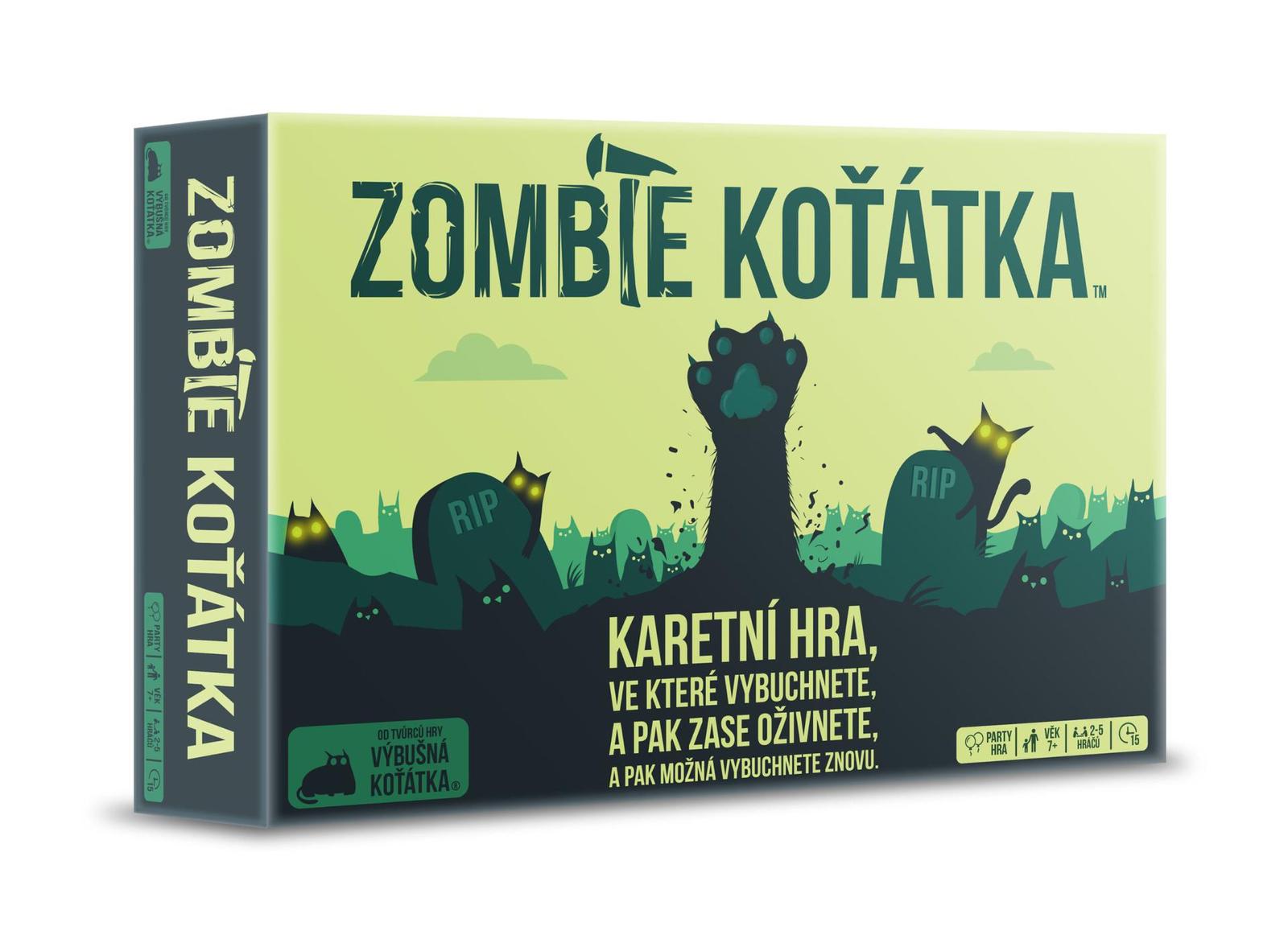 Recenze deskové hry Zombie koťátka