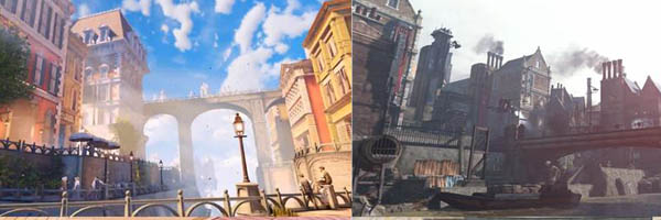 Galerie: Dishonored vs. BioShock Infinite