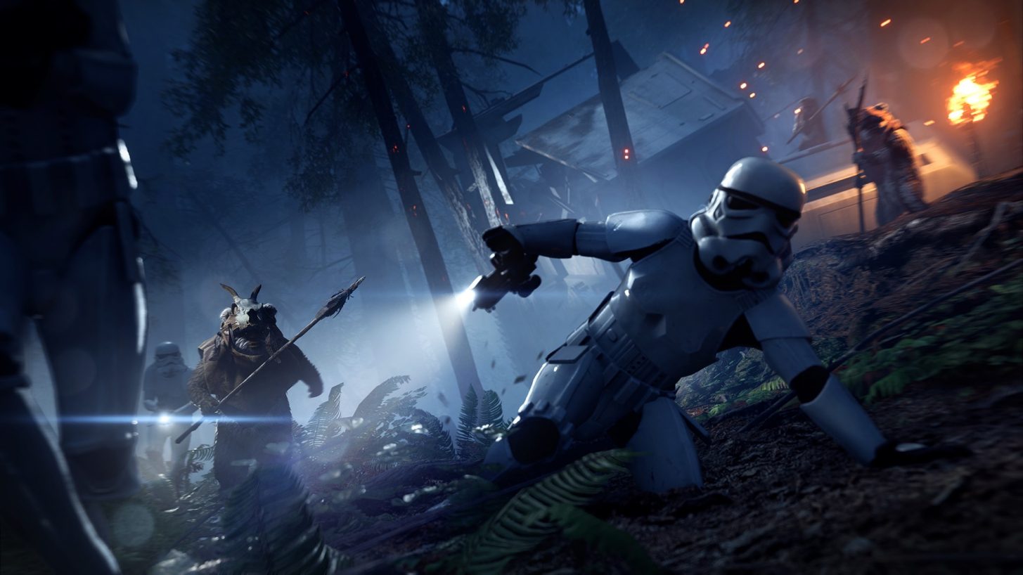 Ve Star Wars: Battlefrontu 2 budeme brzy bojovat proti Ewokům