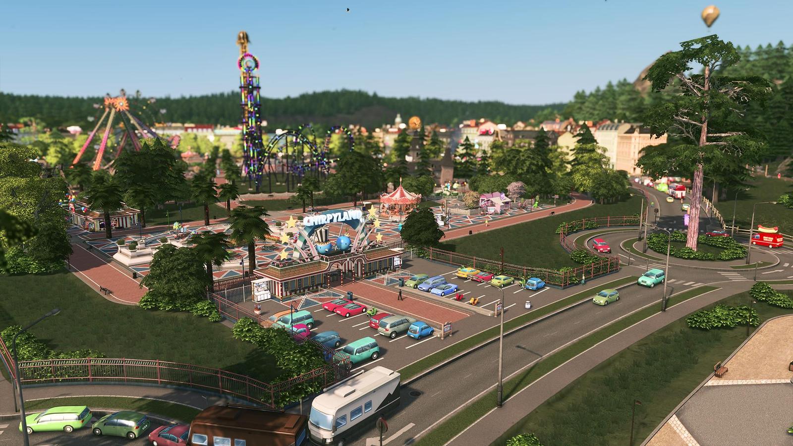 Zábavní parky nebo přírodní rezervace v Cities: Skylines