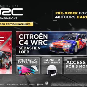 WRC Generations dorazí později, přináší deluxe edici a bonusy