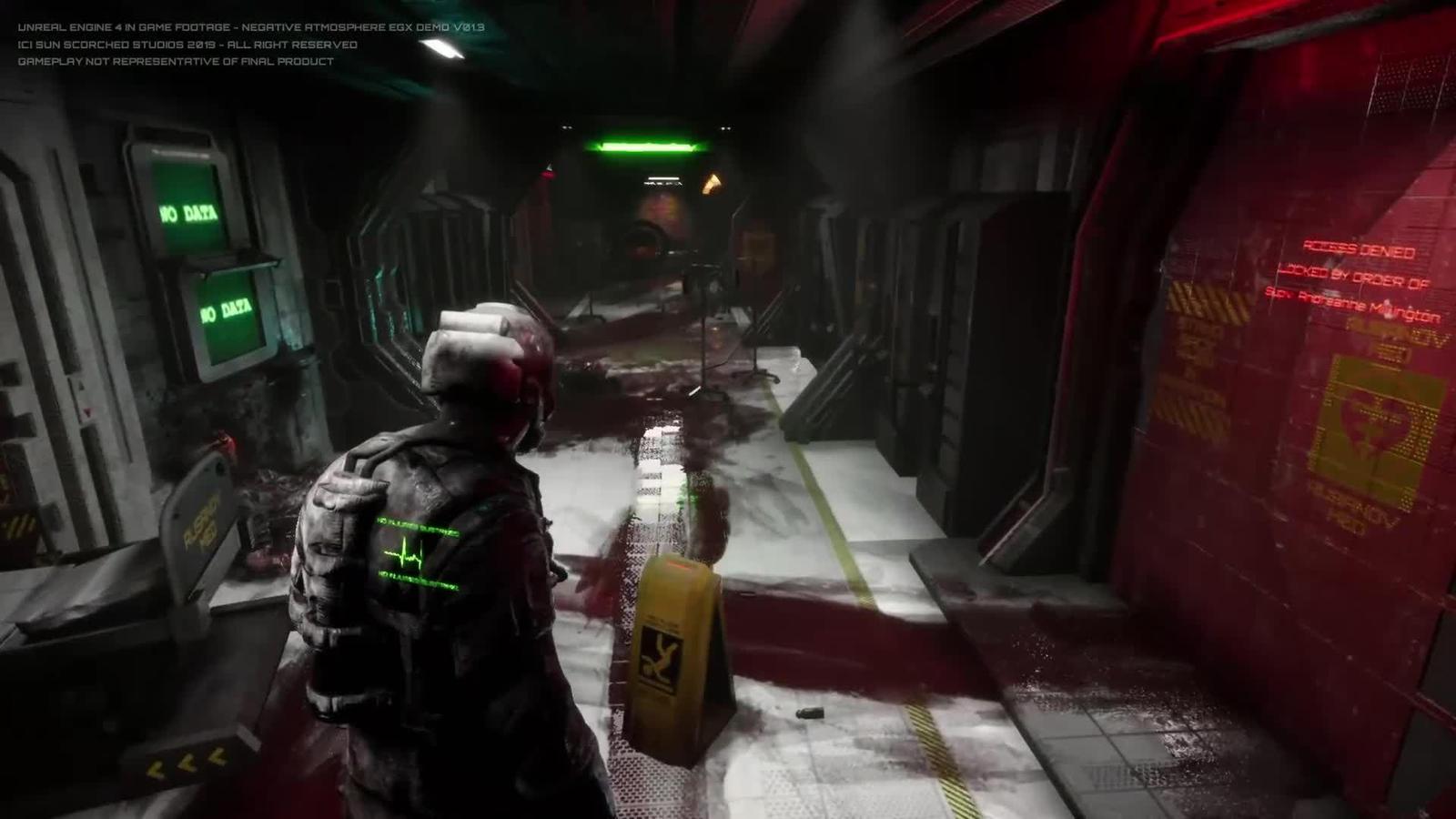 Temná ukázka ze sci-fi hororu Negative Atmosphere, který se inspiroval u Dead Space