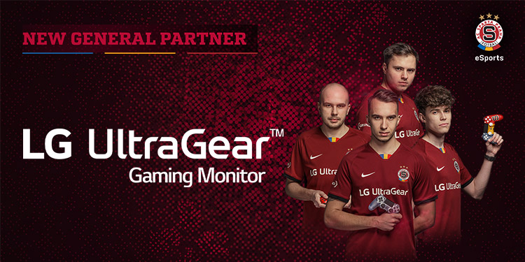 Herní monitory LG UltraGear generálním partnerem AC Sparta esports