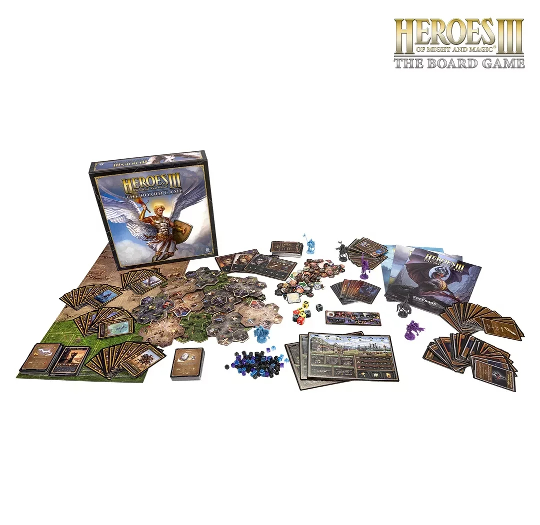 Recenze deskové hry Heroes of Might and Magic III