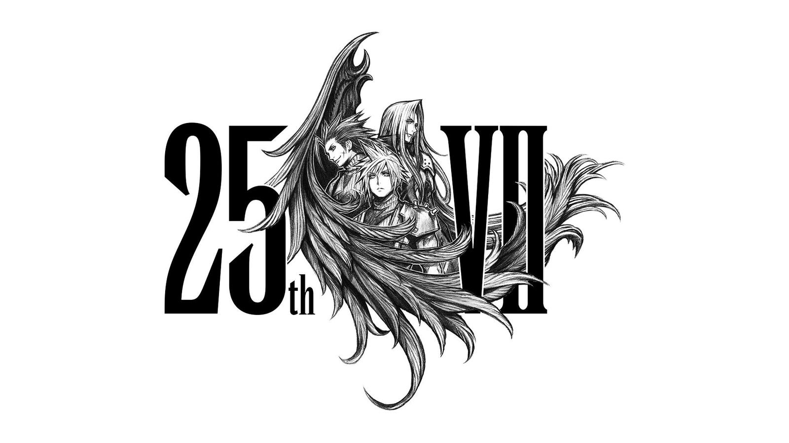 Logo 25. výročí Final Fantasy VII