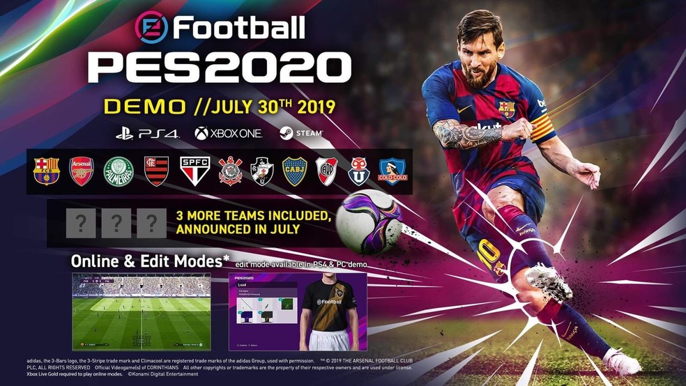 Zítra dorazí demo PES 2020