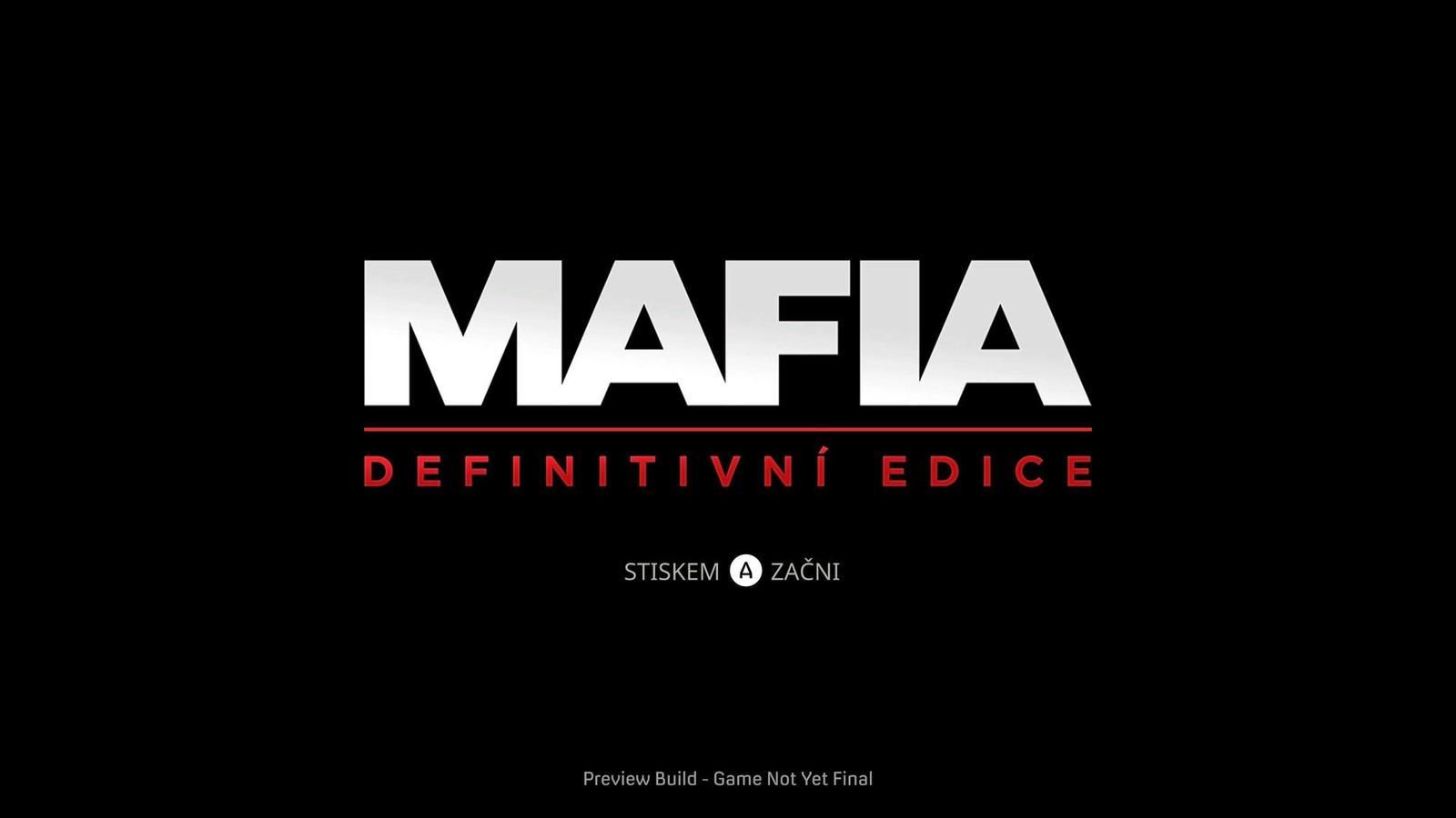 Mafia: Definitivní Edice - dojmy z hraní