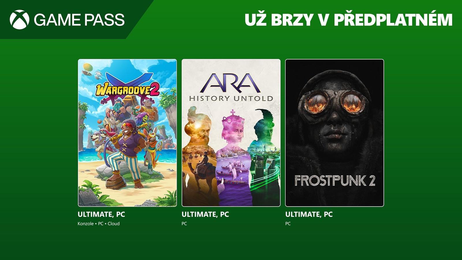 Game Pass odhalil nabídku her pro druhou půlku září