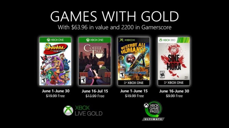 Červnové hry s Games with Gold