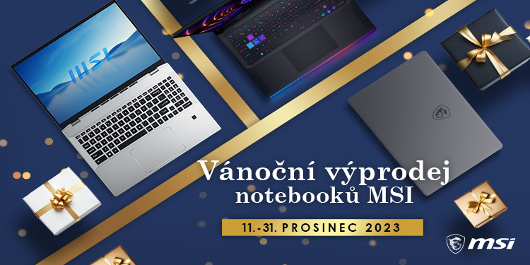 Vánoce s MSI přicházejí, rozbalte pod stromečkem nadupaný herní notebook