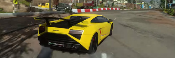 Závod se žlutým Lamborghini Gallardo v DriveClub