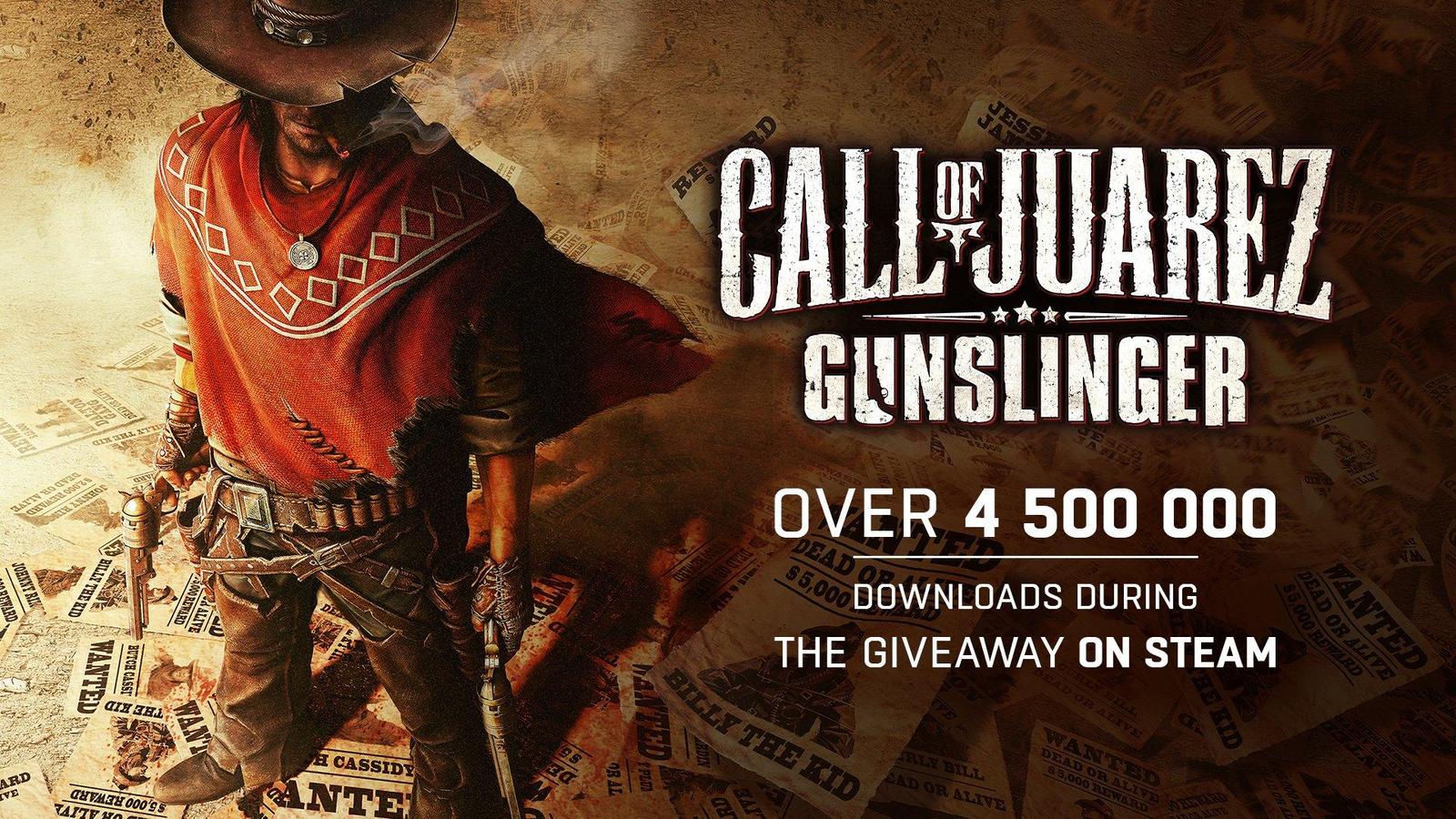 Kolik hráčů si aktivovalo zdarma Call of Juarez: Gunslinger?