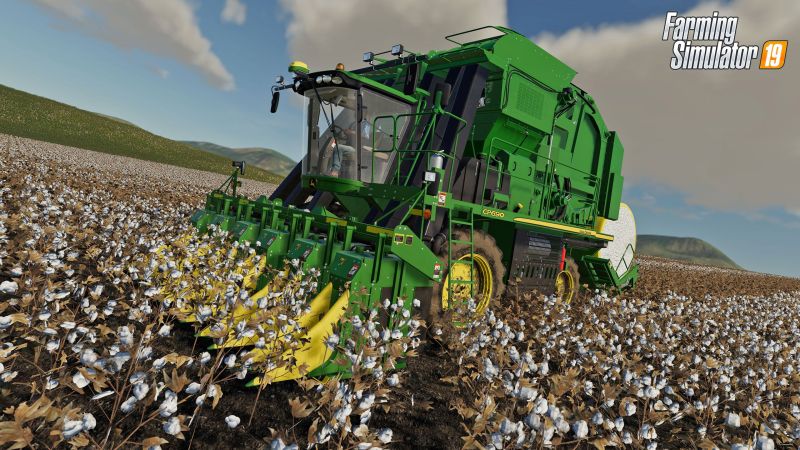 Farming Simulator 19 představuje John Deere Cotton DLC