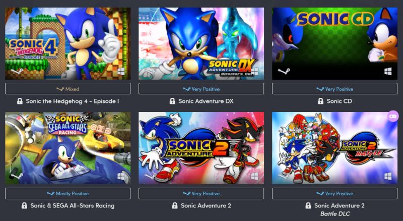 Humble Bundle s ježkem Sonicem