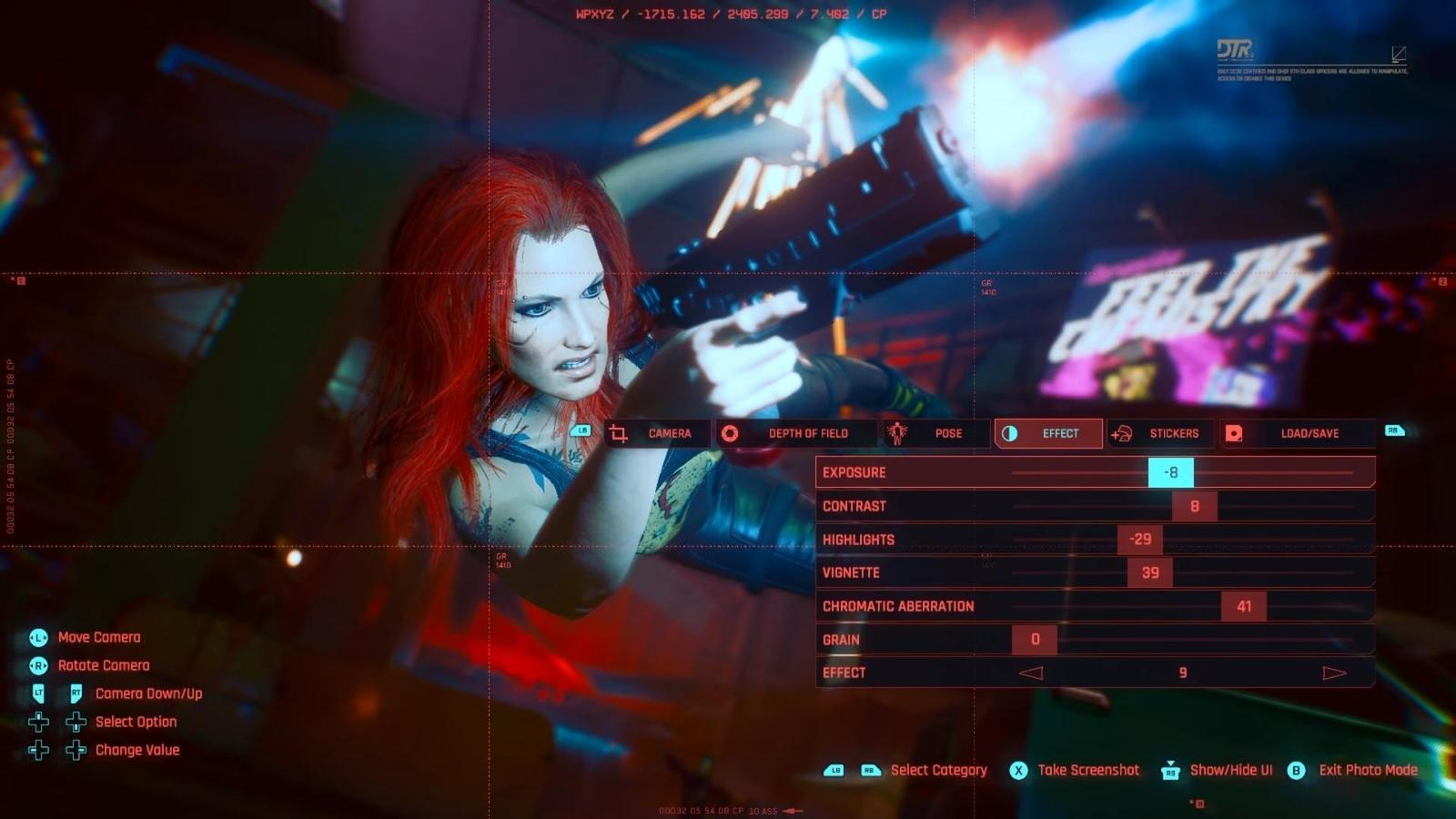 Fotografický režim v Cyberpunk 2077