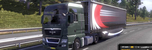 Gameplay záběry z Euro Truck Simulator 2