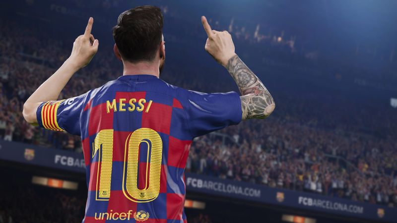 Oznámeno PES 2020. Na obalu Messi