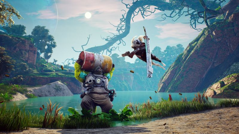 Ukázka prostředí hry Biomutant