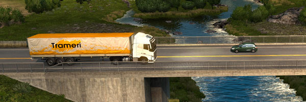 Plnohodnotný trailer na Euro Truck Simulator 2: Scandinavia