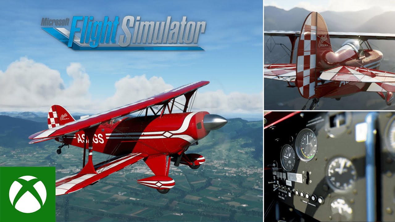 Letadla a letiště v Microsoft Flight Simulator