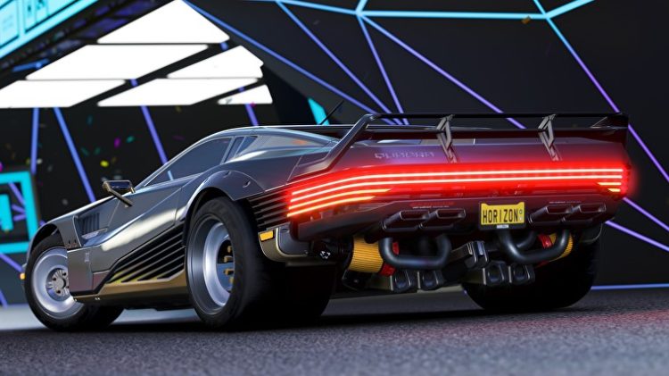 Zajezděte si v autě ze Cyberpunku 2077 ve Forza Horizon 4