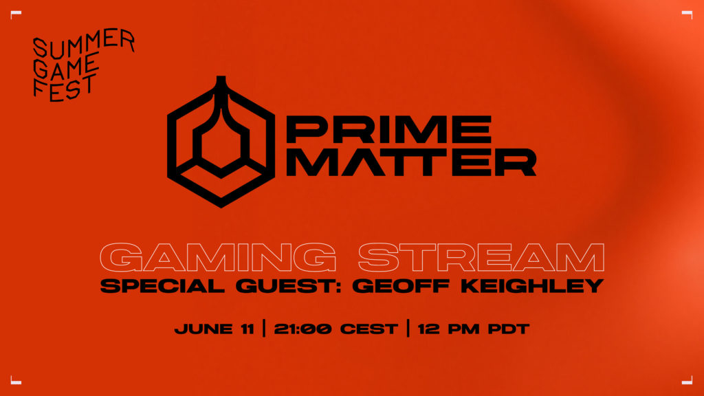 Prime Matter Gaming Stream můžete sledovat od 21:00 zde