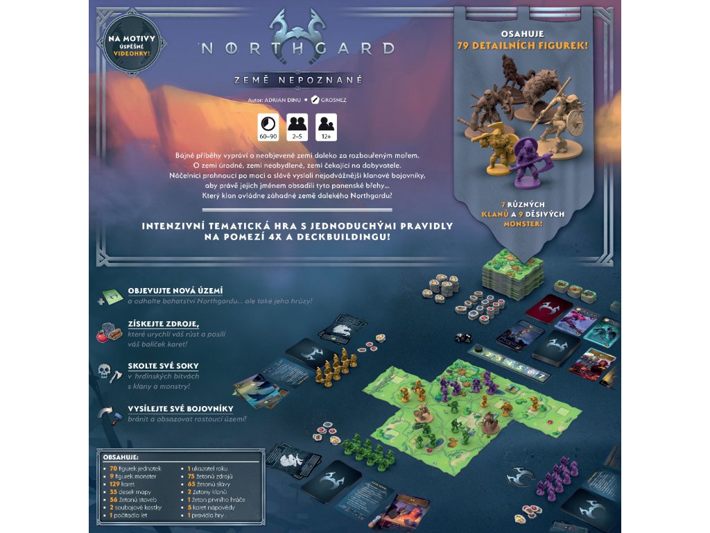 Dorazila desková adaptace výborné strategie Northgard