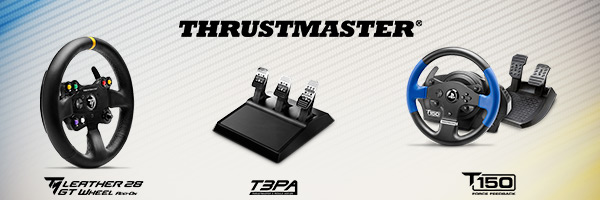 Staň se profesionálním jezdcem s produkty Thrustmaster