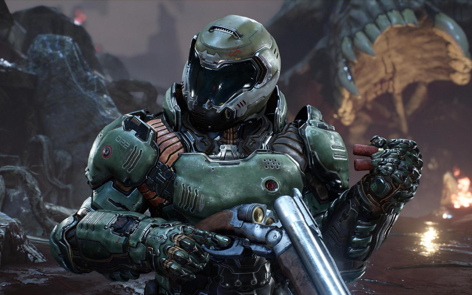 Doom ve 4K rozlišení pro PS4 Pro a Xbox One X