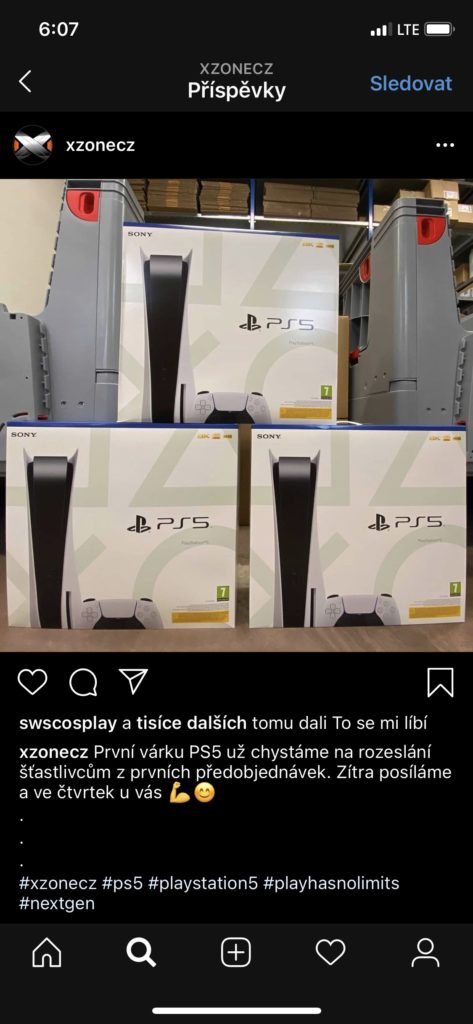 Dnešek patří PlayStation 5