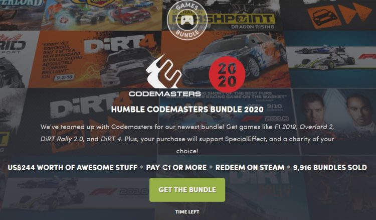 Humble Codemasters Bundle 2020